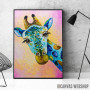 Blue giraffe