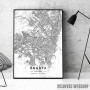 Bogota mapa - white
