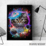 Cat in Galaxy Space Cosmos Cat in Galaxy Space Cosmos