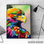 Colored eagle Colored eagle