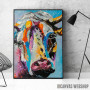 Colorful cow Colorful cow