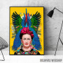 Frida Kahlo feathers Frida Kahlo feathers