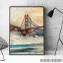 Golden Gate Bridge Waves