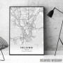 Helsinki mapa - white Helsinki mapa - white