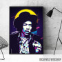 Hendrix neon art Hendrix neon art