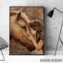 Horse and Girl Canvas Horse and Girl Canvas