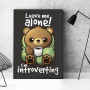 Introvert bear