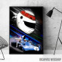 Jackie Stewart F1 Painting Jackie Stewart F1 Painting