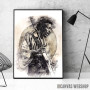 Jimi Hendrix pencil art