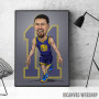 Karikatura Klay Thompson Karikatura Klay Thompson