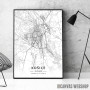 Košice mapa - white Košice mapa - white