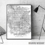 Las Vegas mapa - white Las Vegas mapa - white