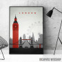 London Travel Poster