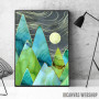Moonlit Mountains