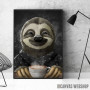 Morning Sloth Coffee Black Morning Sloth Coffee Black