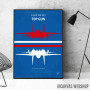 No128 My TOP GUN minimal movie poster As students at t ...