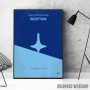 No240 My Inception minimal movie poster A skilled extr ...