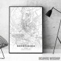 Novosibirsk mapa - white