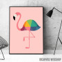 Rainbow Flamingo Time Rainbow Flamingo Time