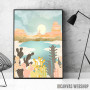 Retro Desert Oasis Retro Desert Oasis