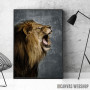 Roar wild lion