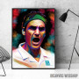 Roger Federer painting Roger Federer painting