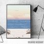 Sandy Beach Sea Painted Sandy Beach Sea Painted