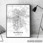 Vinipeg mapa - white Vinipeg mapa - white