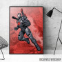 War Machine cartoon