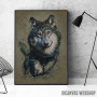 Wolf background Wolf background