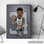 karikatura Giannis Antetokounmpo
