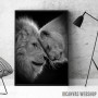 lions loves painting