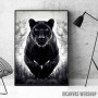 wild jumping black panther wild jumping black panther