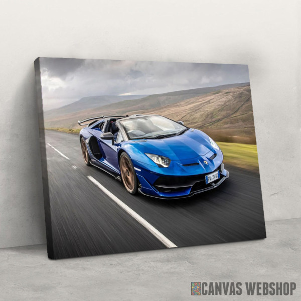 Slika Aventador SVJ plavi