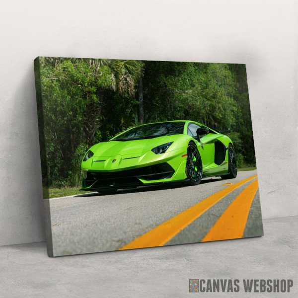 Slika Aventador zeleni Slika Aventador zeleni