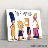 Slika Marge, Lisa, Bart i Homer