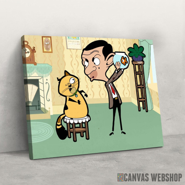 Slika Mačka bi da peca