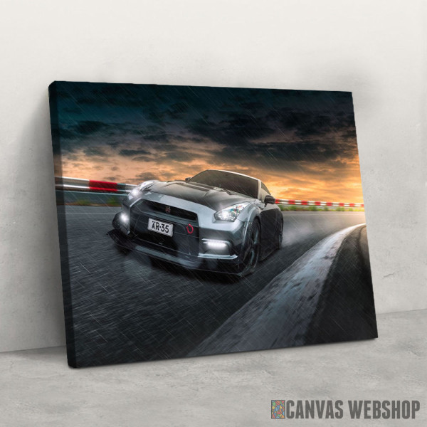 Slika Nissan GTR na stazi