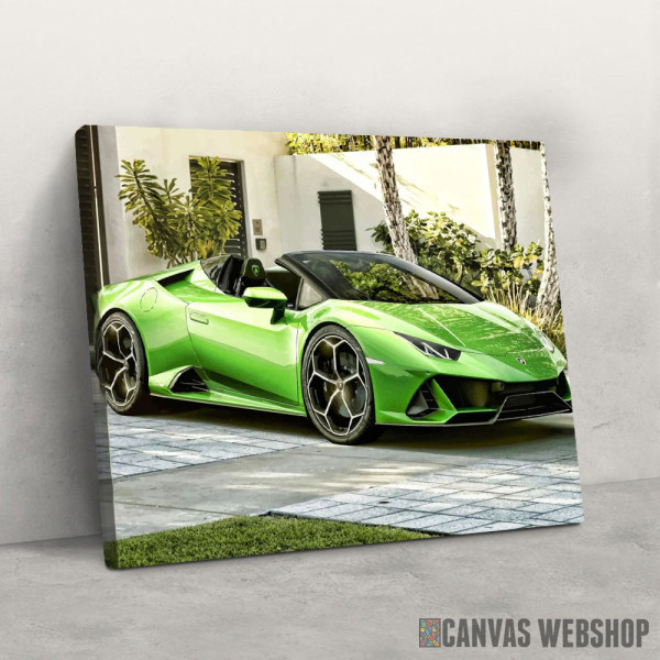 Slika zeleni kabriolet Huracan