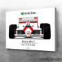 Slika Ayrton Senna McLaren Slika Ayrton Senna McLaren