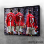 Slika Berbatov, Ronaldo, Rooney - Man Utd