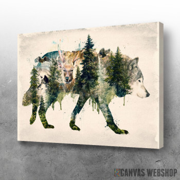 Slika Nature in wolf