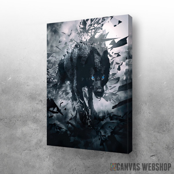 Slika Wolf in darknerss