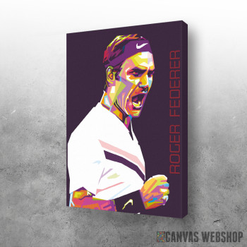 Slika Federer art