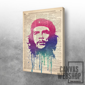 Che Guevara in newspaper