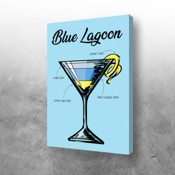 Blue Lagoon koktel