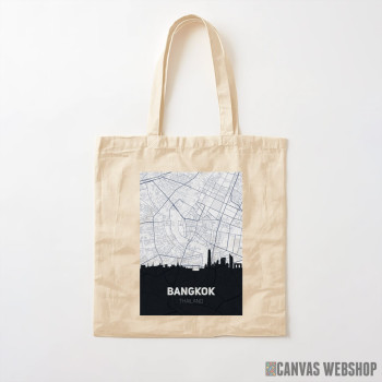 Ceger Bangkok mapa i silueta grada Ceger Bangkok mapa i silueta grada