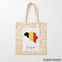 Ceger Belgija - mapa i zastava