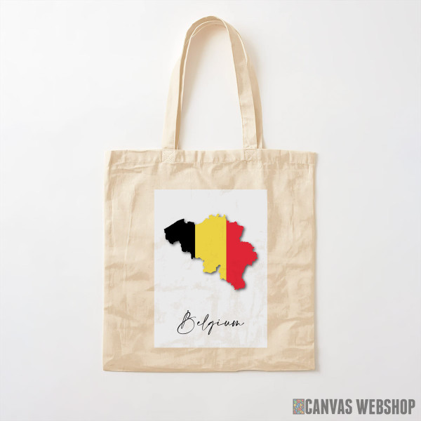 Ceger Belgija - mapa i zastava