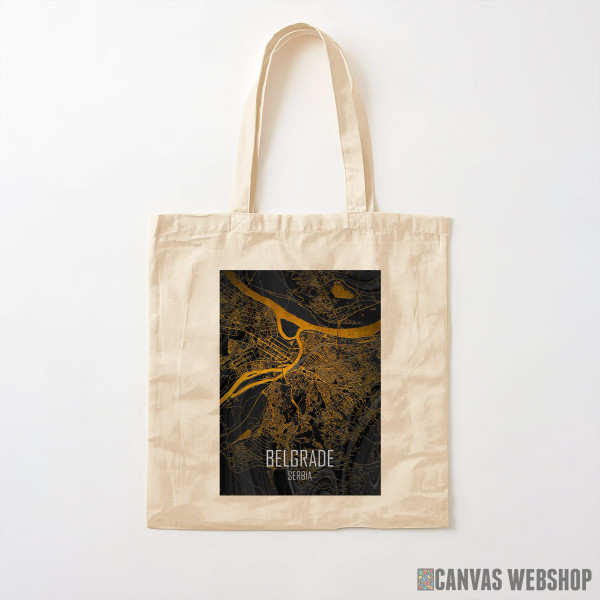 Ceger Beograd mapa - black and orange